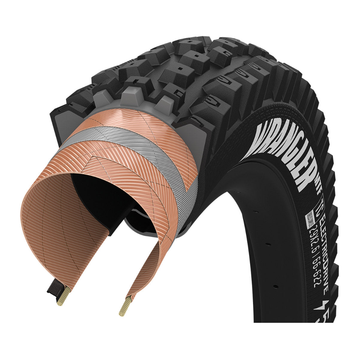 GOODYEAR Wrangler MTF ElectricDrive TLC MTB Tyre - Black