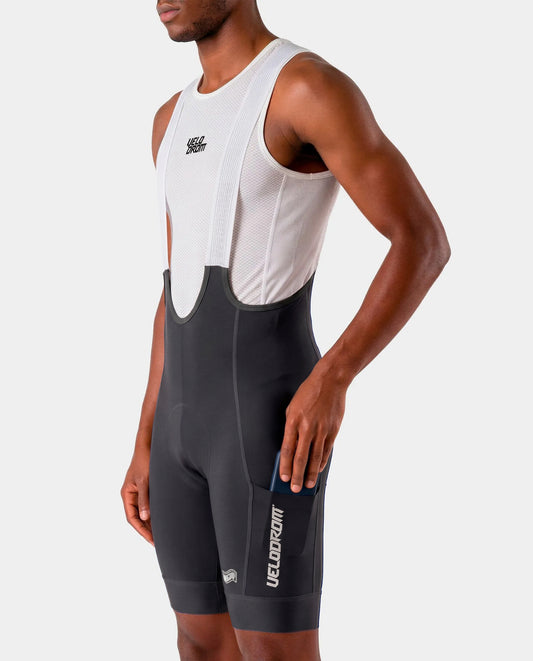 VELODROM Raceday 4.0 Cargo Bib Short - Grey/White