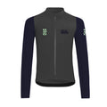 VELODROM RaceDay Thermal Maglia da ciclismo a manica lunga - Medium Grey/Navy Dual Sleeves