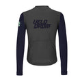 VELODROM RaceDay Thermal Maglia da ciclismo a manica lunga - Medium Grey/Navy Dual Sleeves