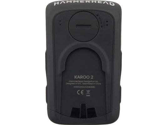 karoo 2 cycling gps rear panel