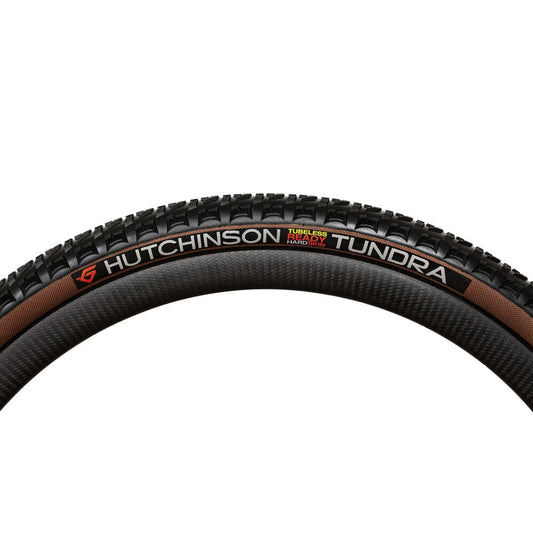 HUTCHINSON Gravel Tyre Tundra TLR HardSkin - Tan-Gravel Tyres-3248382090951