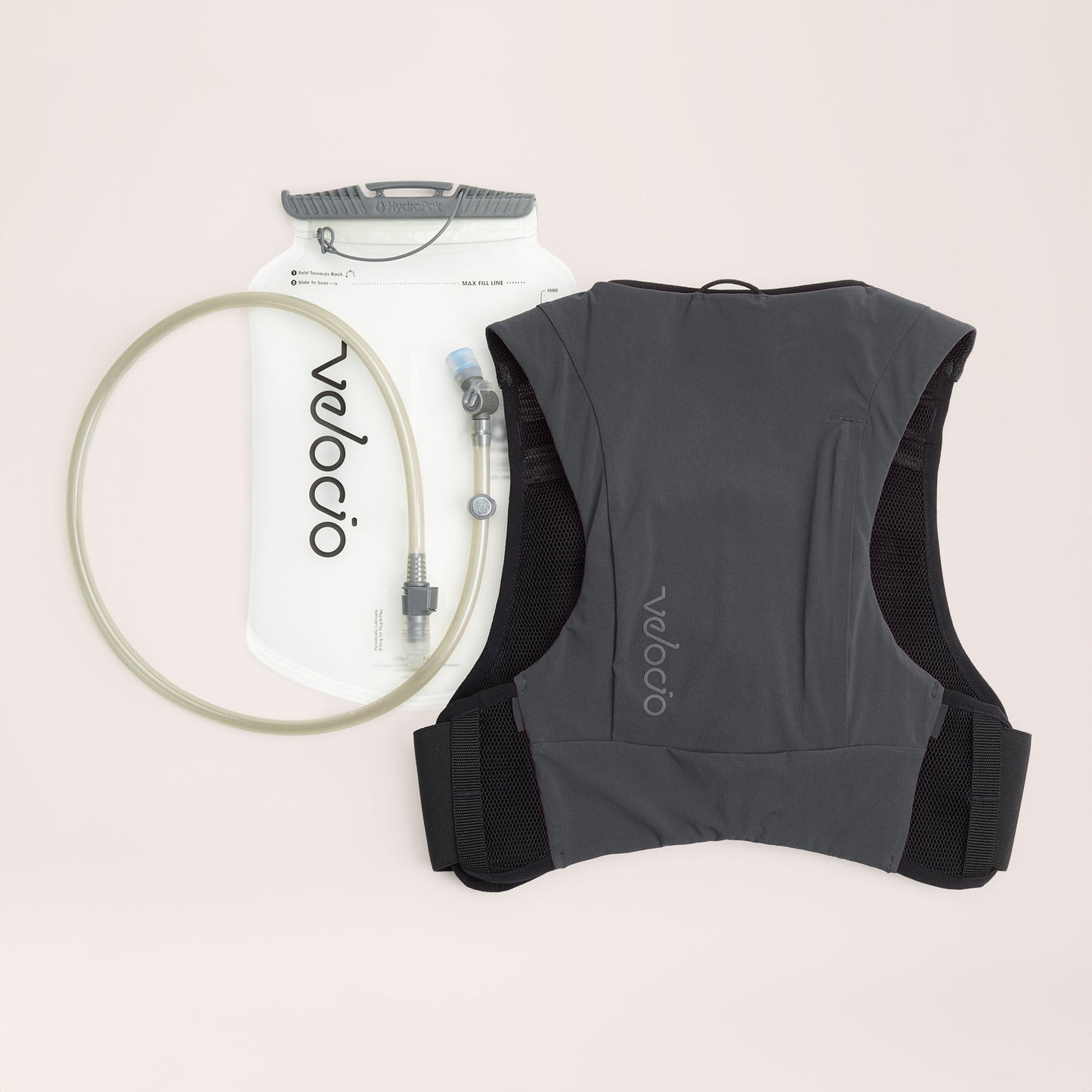 VELOCIO Hydration Pack - Charcoal
