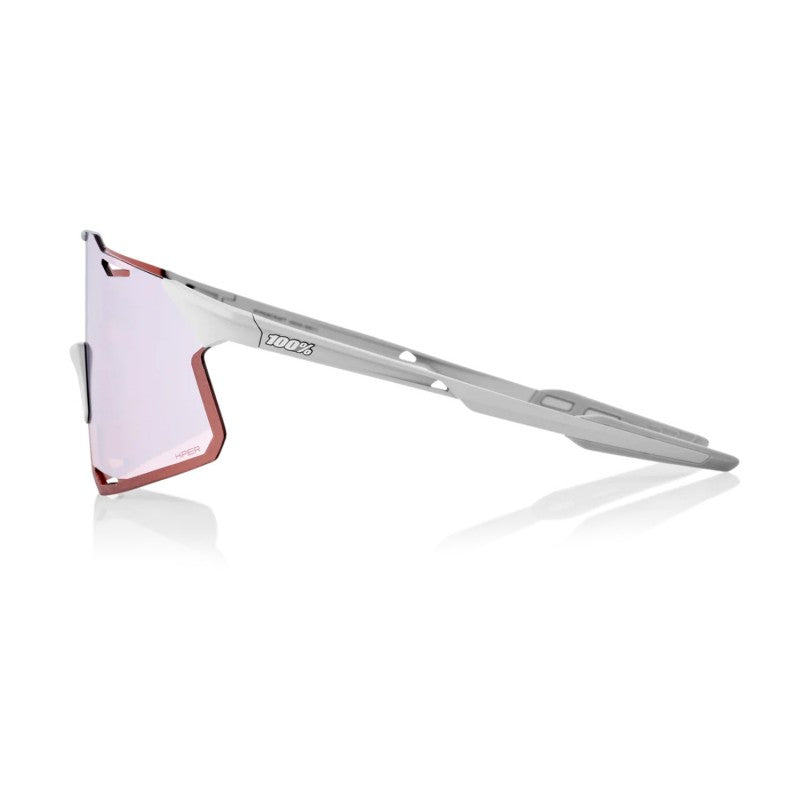 RIDE 100% Hypercraft Sunglasses - Matte Stone Grey / HiPER Silver Mirror Lens