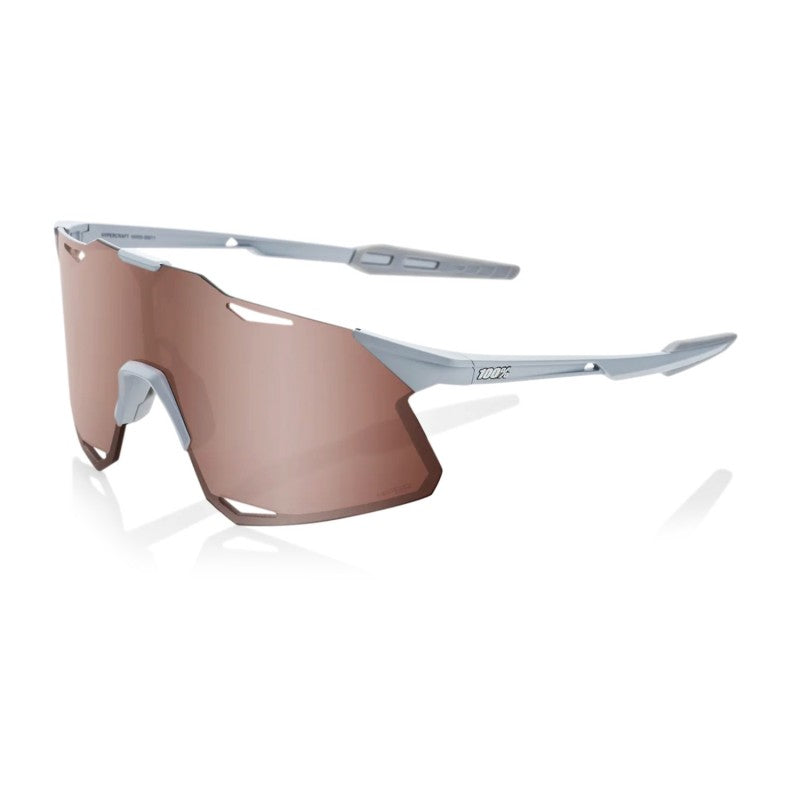 RIDE 100% Hypercraft Sunglasses - Matte Stone Grey / HiPER Silver Mirror Lens
