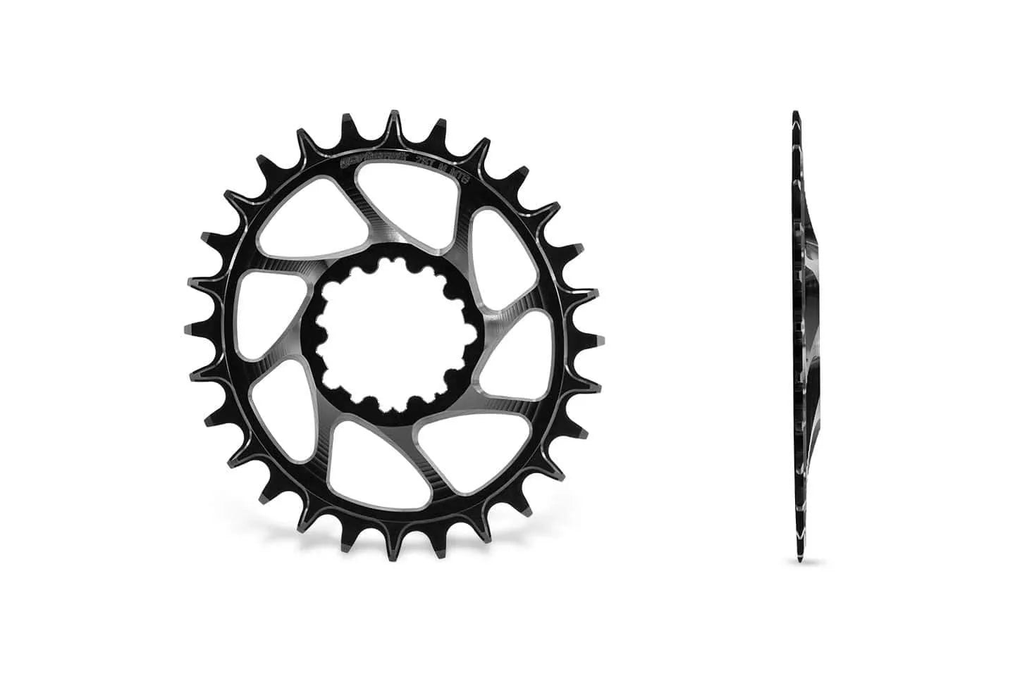 GARBARUK Oval Plateau DIRECT MOUNT SRAM GXP/DUB MTB (BOOST) - Noir