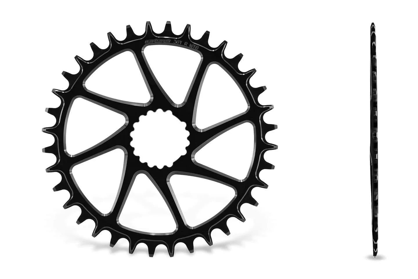 GARBARUK Round  Chainring DIRECT MOUNT CANNONDALE HOLLOWGRAM (AI-COMPATIBLE) - BLACK