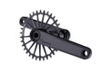 GARBARUK XC CRANKSET (no chainring) - BLACK/BLACK