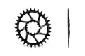 GARBARUK Oval Plateau DIRECT MOUNT SRAM GXP/DUB MTB (BOOST) - Noir