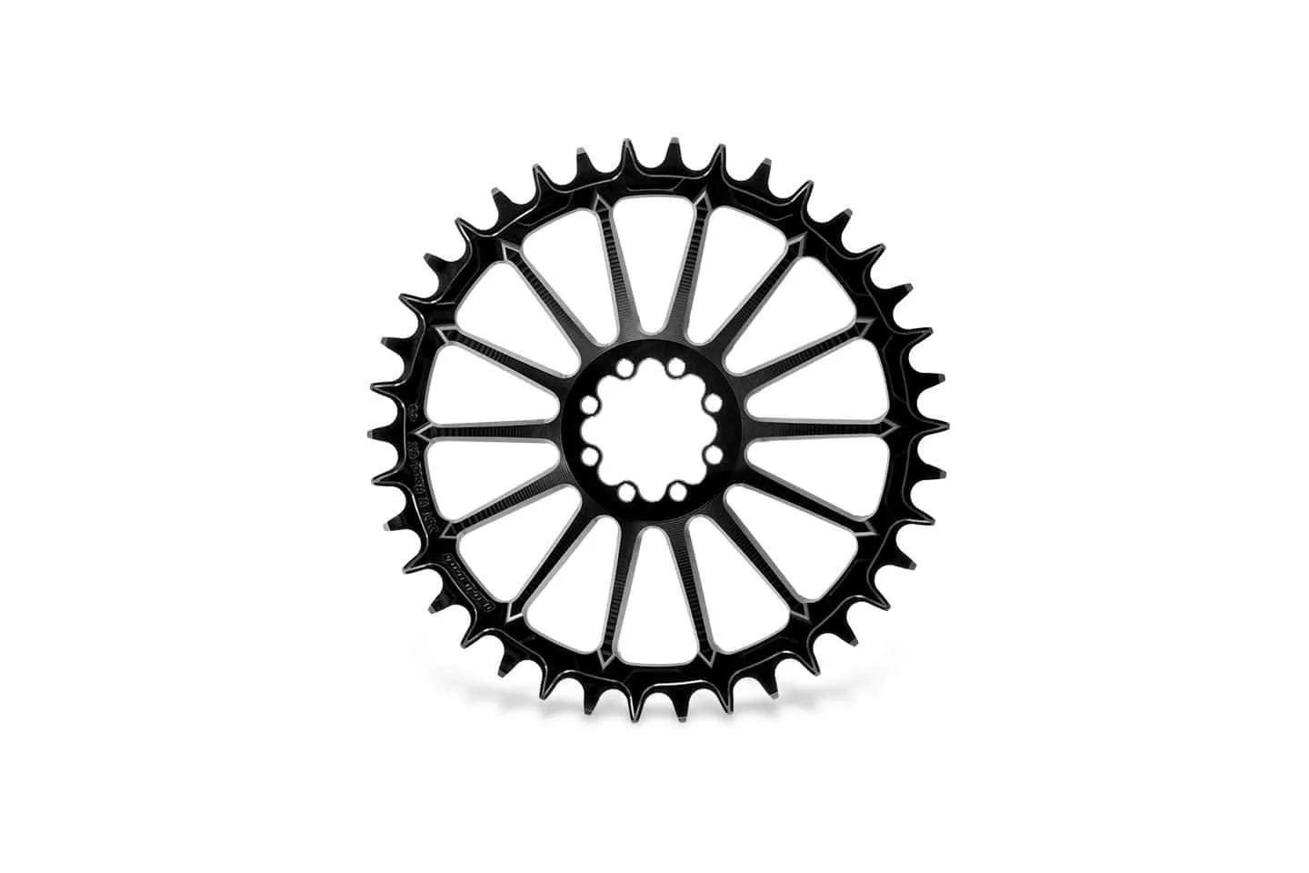 GARBARUK ROUND Plat DIRECT MOUNT AXS ROAD/GRAVEL - Negre