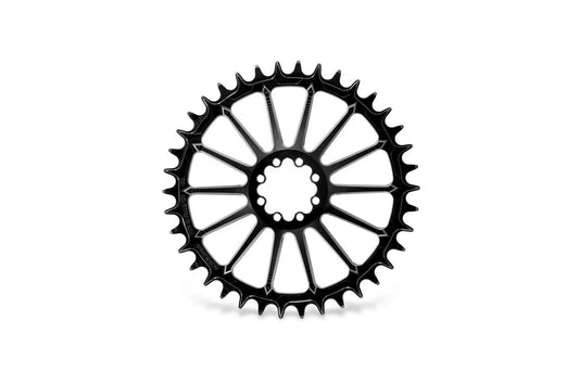 GARBARUK ROUND Plat DIRECT MOUNT AXS ROAD/GRAVEL - Negre