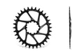 GARBARUK Oval Plateau DIRECT MOUNT SRAM GXP/DUB MTB (BOOST) - Noir
