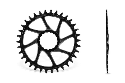 GARBARUK ROUND Plat DIRECT MOUNT RACE FACE CINCH (BOOST) - Negre