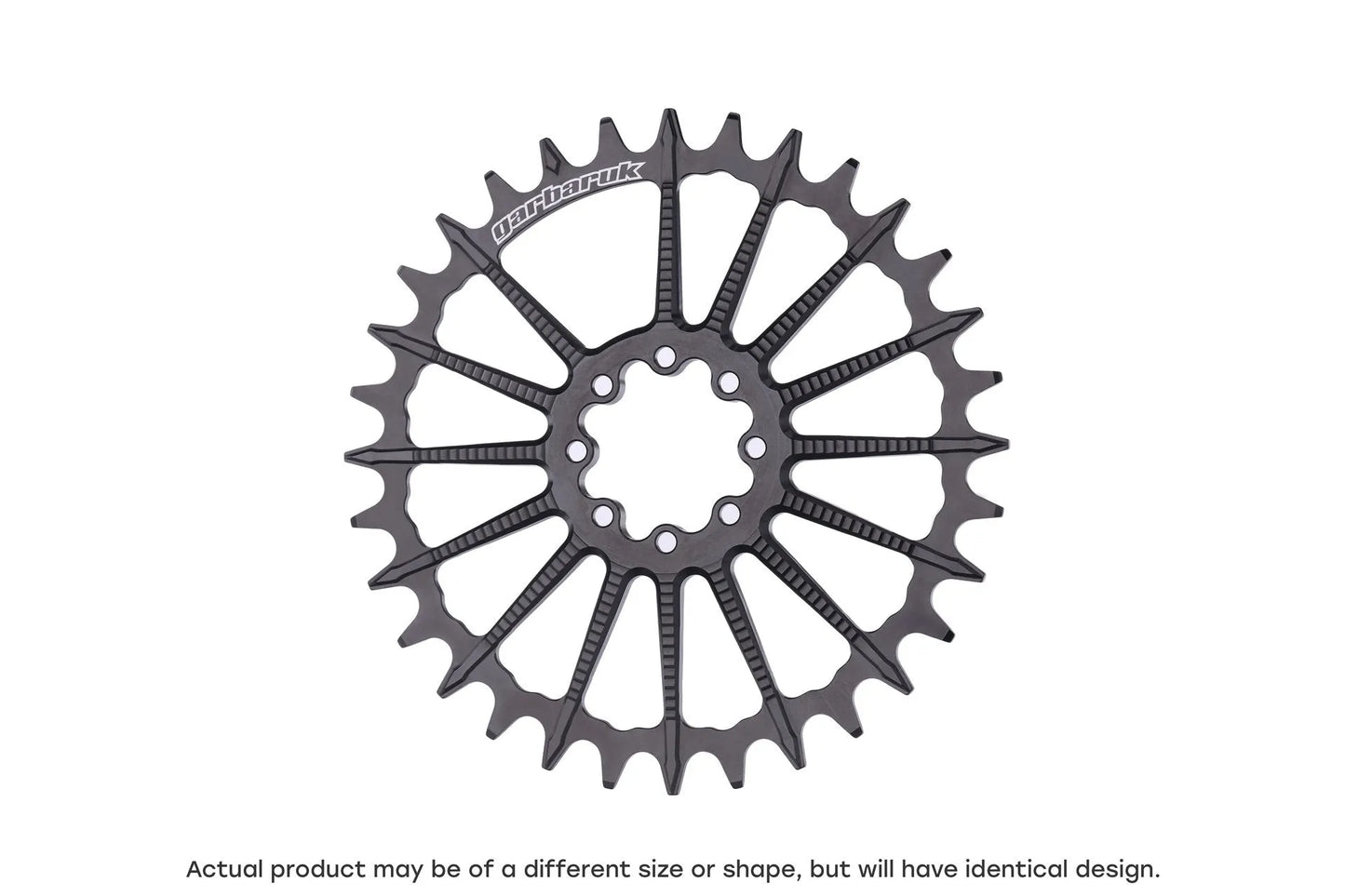 GARBARUK OVAL Tandwielen DM MTB Tandwielen FOR SRAM 8-BOLT - Zwart