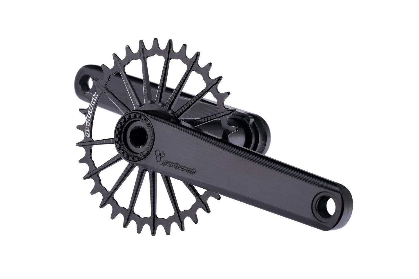 GARBARUK XC CRANKSET (no chainring) - BLACK/BLACK