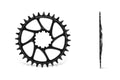 GARBARUK Round Platos DIRECT MOUNT SRAM GXP/DUB MTB (BOOST) - Negro