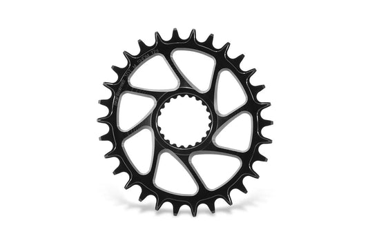 GARBARUK Oval Plat DIRECT MOUNT SHIMANO M7100/M8100 - Negre