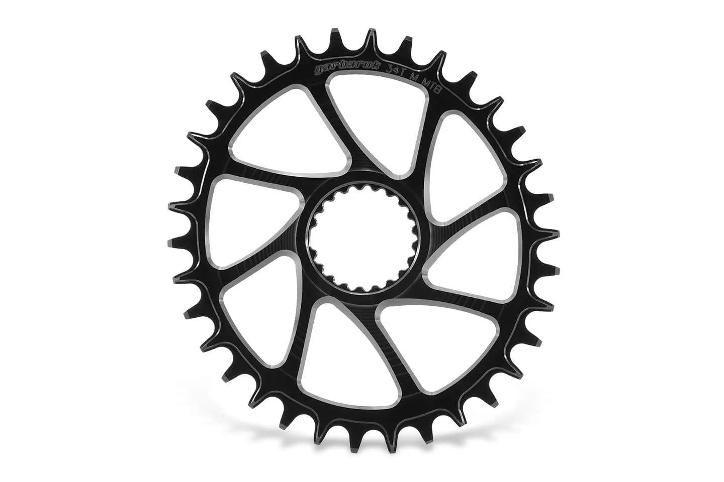 GARBARUK Oval Platos DIRECT MOUNT SHIMANO M7100/M8100 - Negro