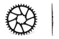 GARBARUK Round Platos DIRECT MOUNT SRAM GXP/DUB MTB (BOOST) - Negro