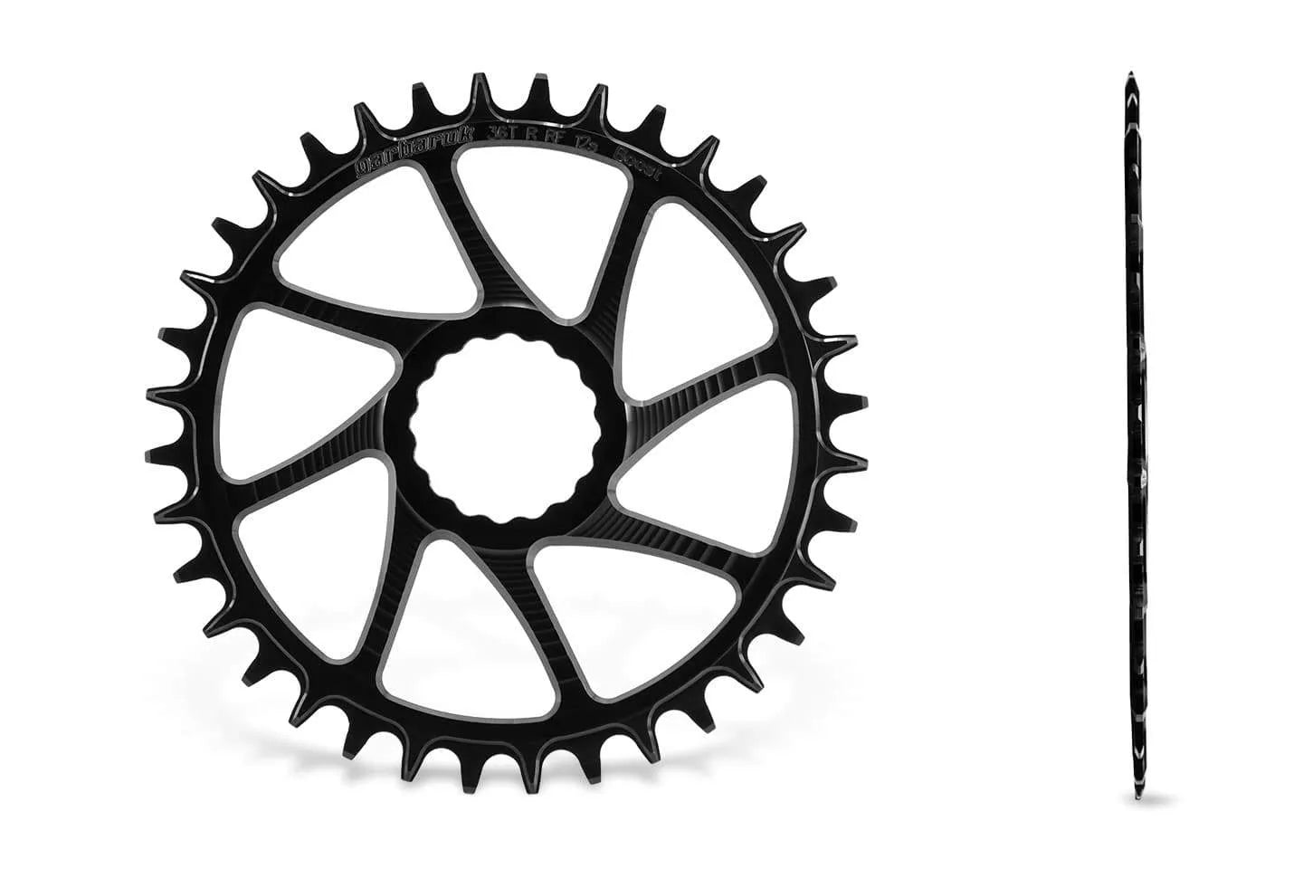 GARBARUK ROUND Plat DIRECT MOUNT RACE FACE CINCH (BOOST) - Negre