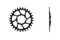 GARBARUK Round Platos DIRECT MOUNT SRAM GXP/DUB MTB (BOOST) - Negro