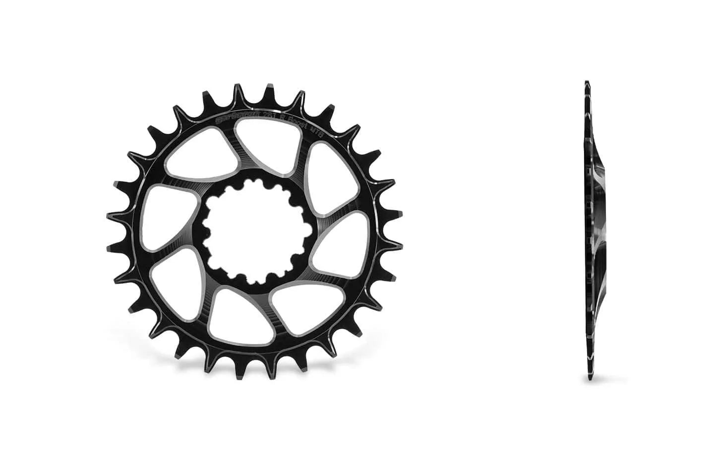 GARBARUK Round Platos DIRECT MOUNT SRAM GXP/DUB MTB (BOOST) - Negro