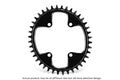 GARBARUK Oval Kettenblatt 96 BCD (SHIMANO M6000/M7000/M8000) - Schwarz