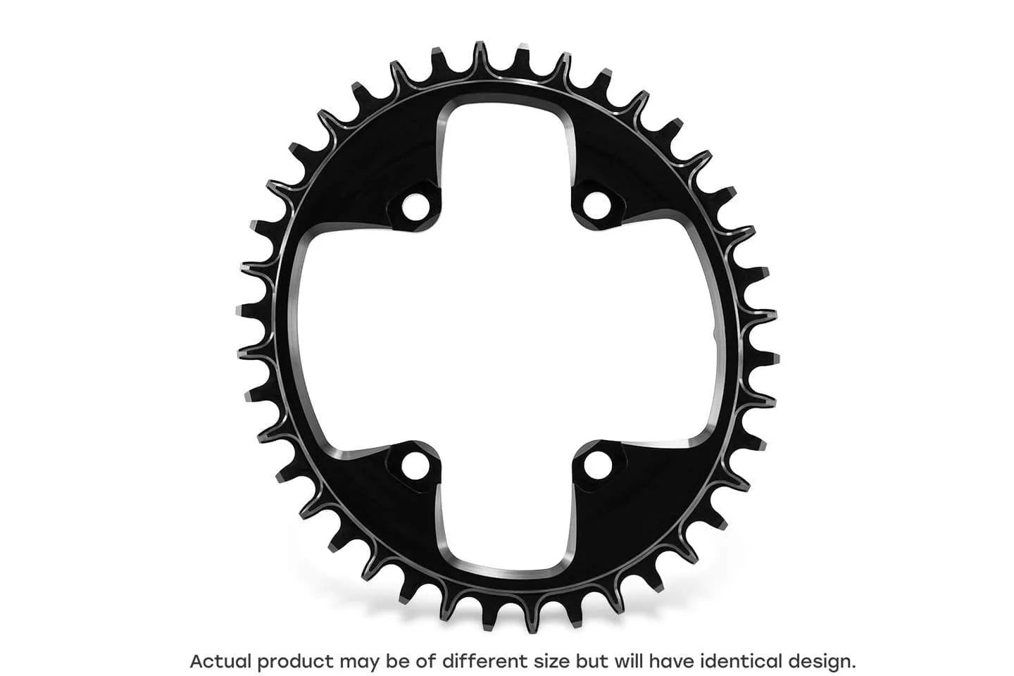 GARBARUK Oval Kettenblatt 96 BCD (SHIMANO M6000/M7000/M8000) - Schwarz