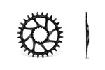GARBARUK Round  Chainring DIRECT MOUNT CANNONDALE HOLLOWGRAM (AI-COMPATIBLE) - BLACK