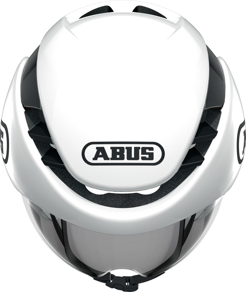 ABUS GAMECHANGER TRI Casc - SHINY Blanc