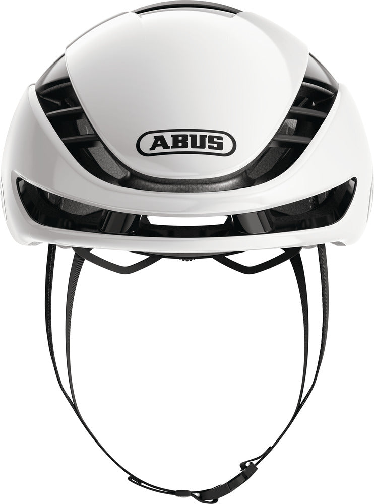 ABUS GAMECHANGER 2.0 ROUND FIT Casc - SHINY Blanc