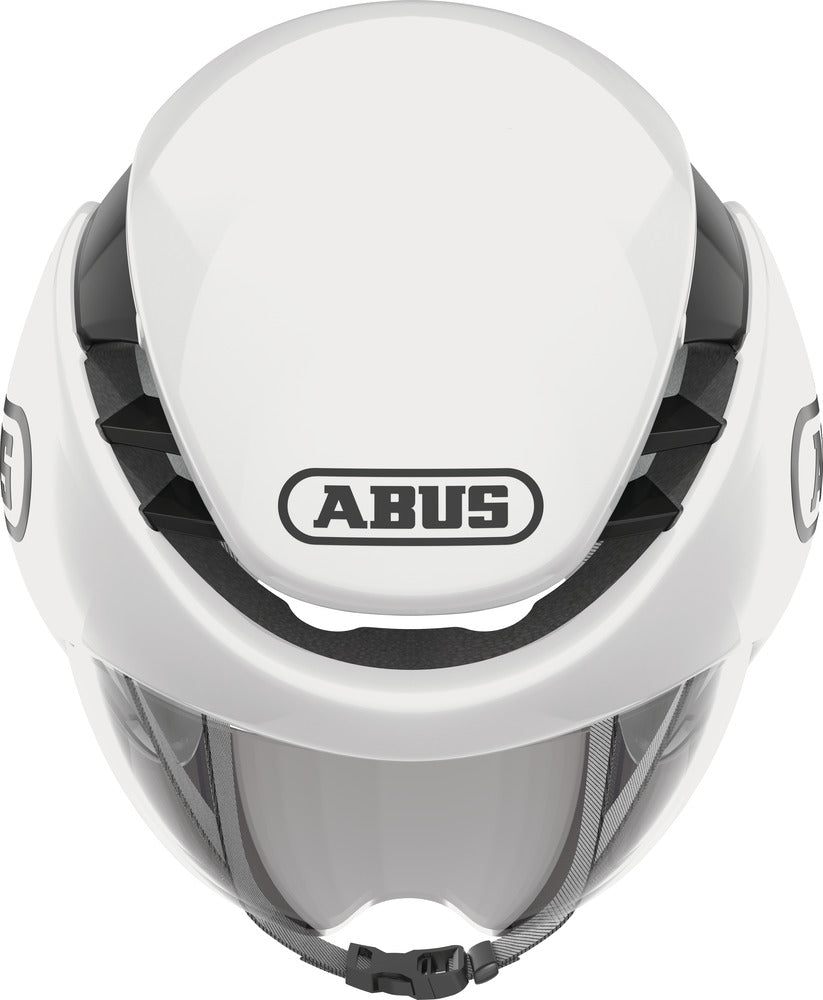ABUS GAMECHANGER TT Hjelm - SHINY Hvid
