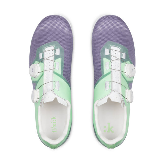 FIZIK LYRA Road Cycling Shoes - Lilac/Green