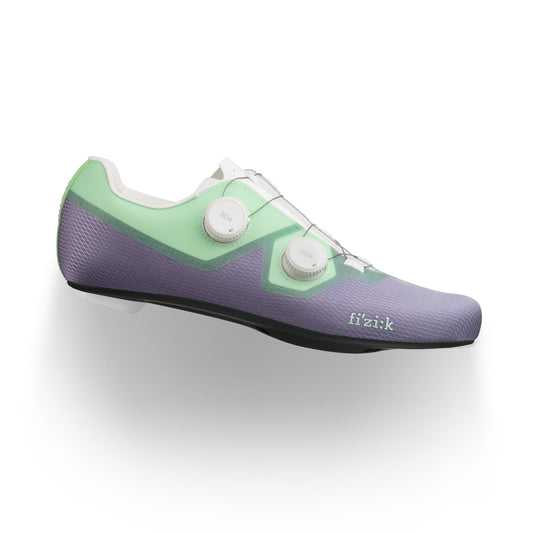 FIZIK LYRA Road Cycling Shoes - Lilac/Green