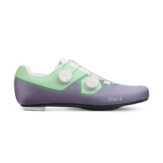 FIZIK LYRA Road Cycling Shoes - Lilac/Green
