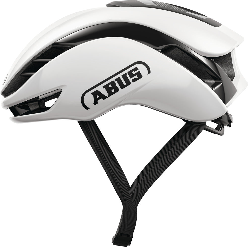 ABUS GAMECHANGER 2.0 ROUND FIT Casc - SHINY Blanc