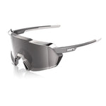 RIDE 100% Korbin Sunglasses - Gloss Black / HiPER Silver Mirror Lens