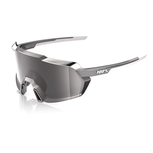 RIDE 100% Korbin Sunglasses - Gloss Noir / HiPER Silver Mirror Lens