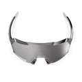 RIDE 100% Korbin Sunglasses - Gloss Black / HiPER Silver Mirror Lens
