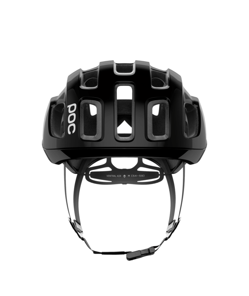 POC Ventral Air Mips - Uranium Nero Matt/Hydrogen Bianco With Logo