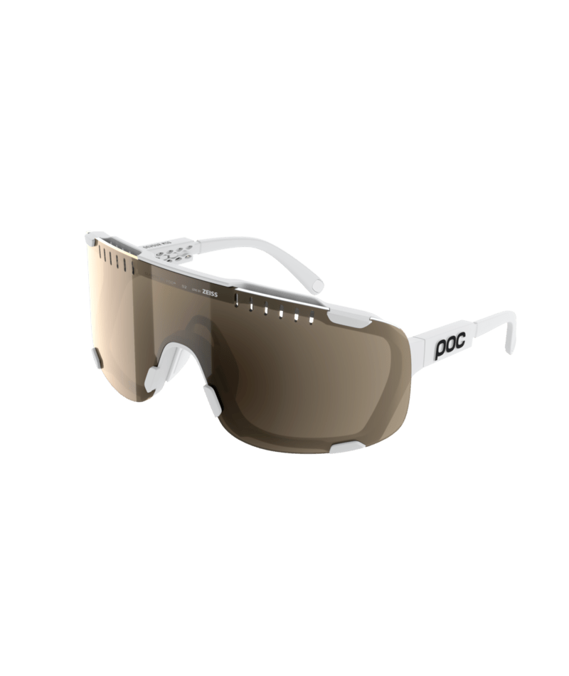 POC Devour Mid Hydrogen Weiß/Clarity Trail /Partly Sunny Silver - 9535