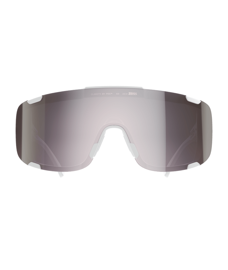 POC Devour Mid Hydrogen Blanc/Clarity Road/Sunny Silver - 9545