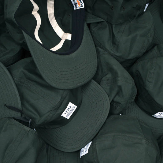 LASER Borne Ripstop Packable5 Panel Hat Cap - Forest-Caps-30446153