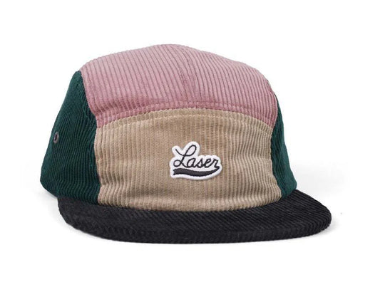 LASER Doctor Dou 5 Panel Corduroy Hat Cap - Multi Color-Caps-01838214