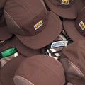 LASER Montseny Camper Tech Hat Cap - Brown-Caps-17955401