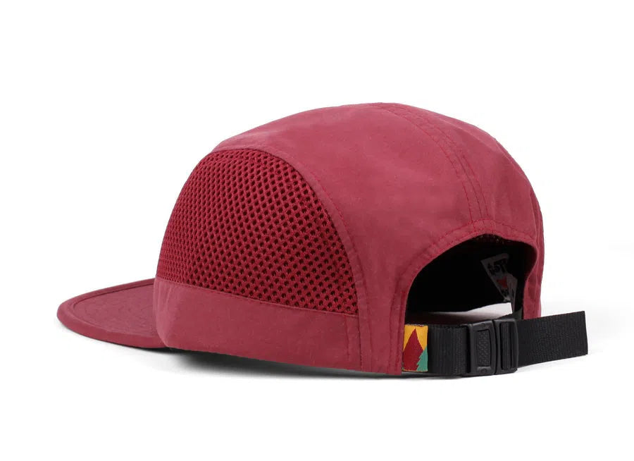 LASER Montseny Camper Tech Hat Cap - Burgundy-Caps-12800902