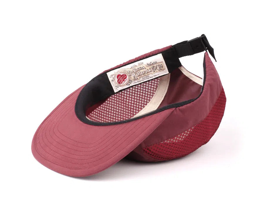 LASER Montseny Camper Tech Hat Cap - Burgundy-Caps-12800902