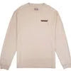 LASER Montseny Outside is Free LS Tee - Sand-T-Shirts-29781126