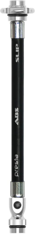 LEZYNE ABS FLEX HOSE PRESTA WITH VALVE TOOL FOR ROAD DRIVE PUMPS - Schwarz/SILVER