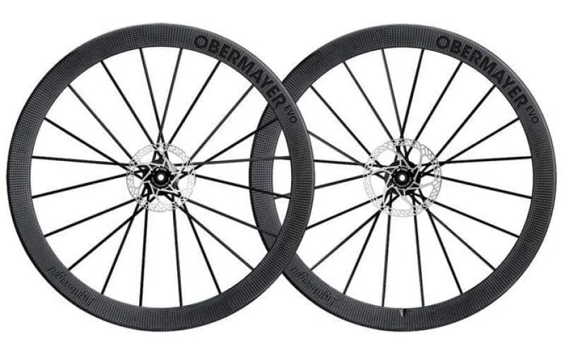 LIGHTWEIGHT Wheelset Obermayer Schwarz Disc Clincher SRAM - Black Carbon-Wheelsets-98659718